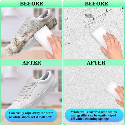 Magic eraser cleaning sponges for household cleaning