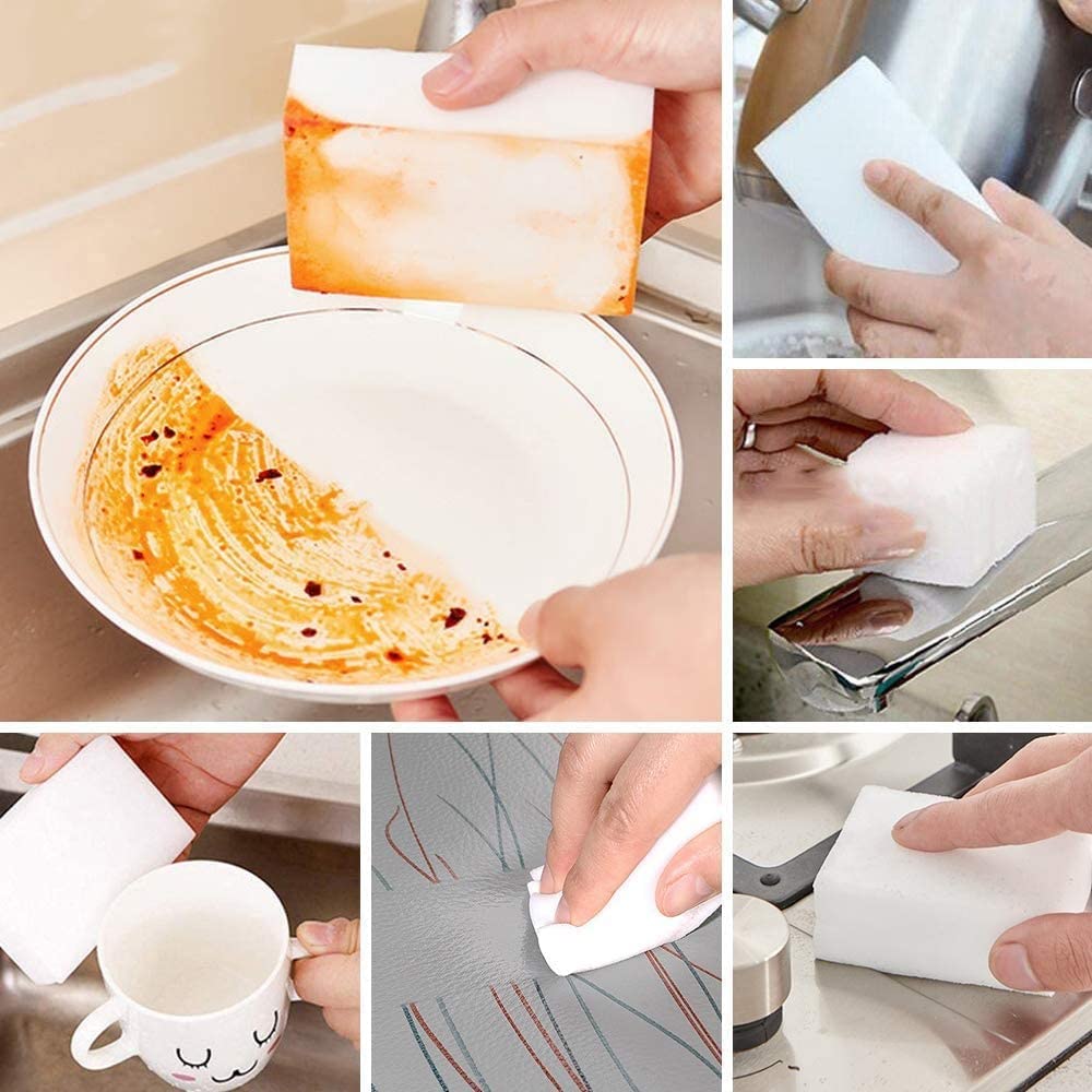 Magic eraser sponge that works with just water