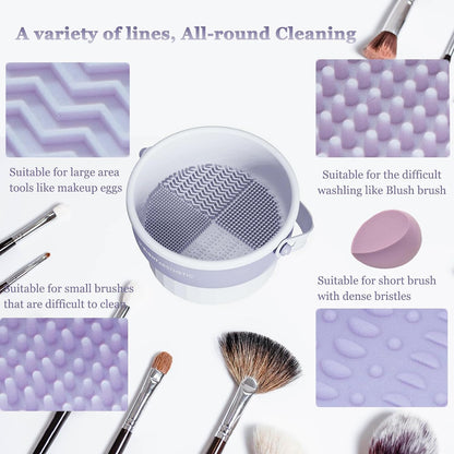 Makeup brush cleaner for home use