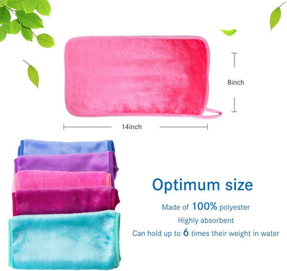 Makeup remover towel for foundation and mascara
