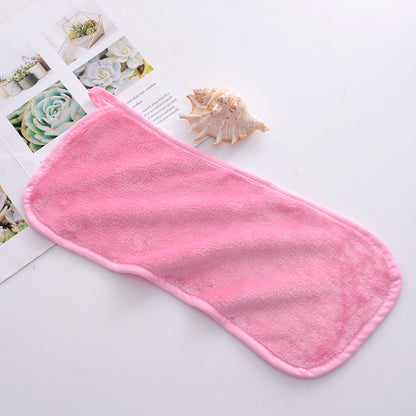 Makeup remover towel in pink