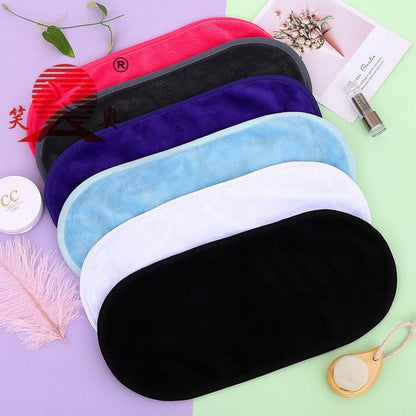 Makeup remover towel used with warm water