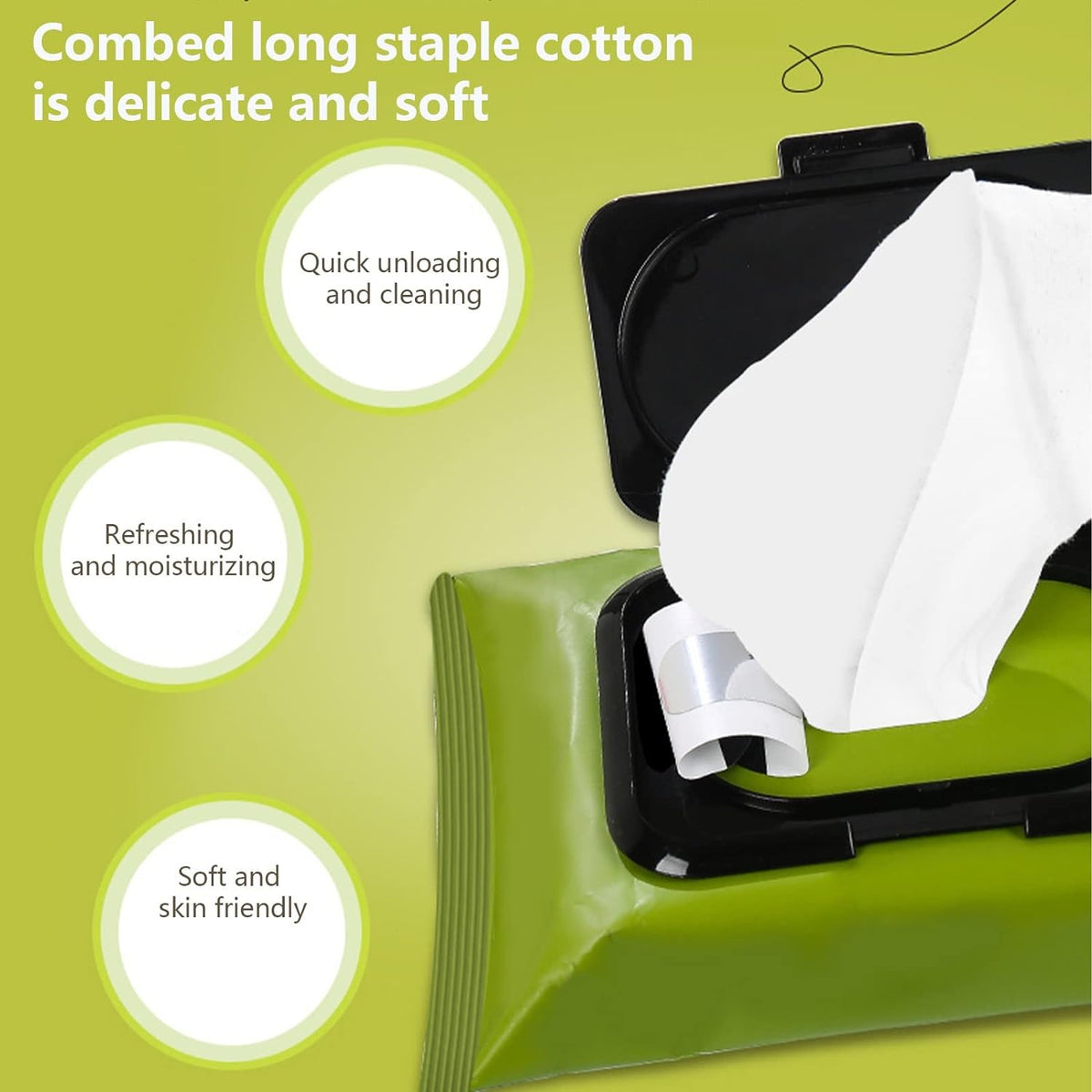 Facial cleansing wipes pack