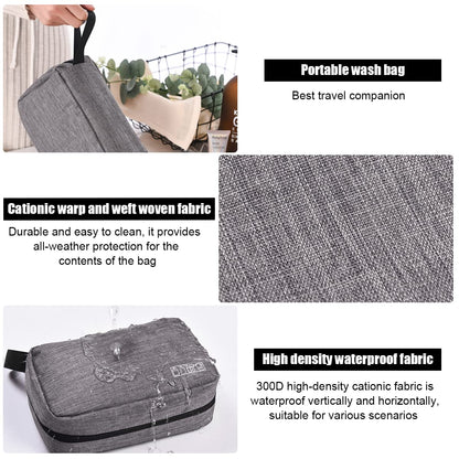 Travel makeup organizer bag