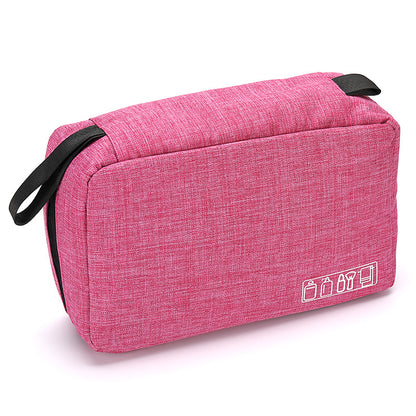 Makeup and toiletries travel bag in pink