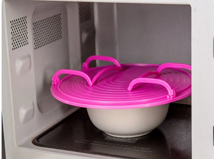 Plate holder for the microwave