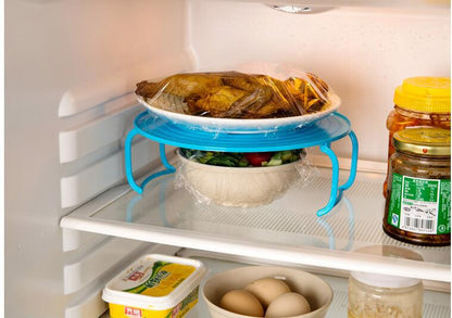Microwave shelf for reheating meals