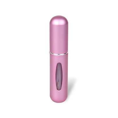 Mini refillable perfume spray bottle 5ml in pink