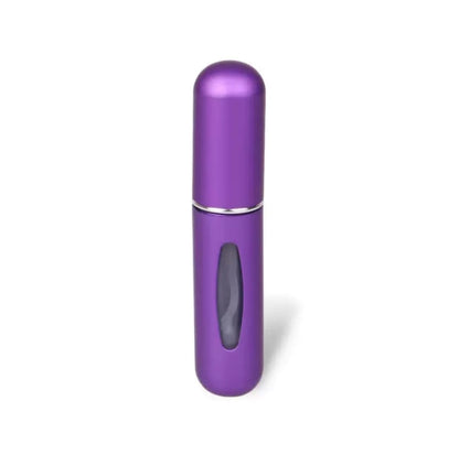 Mini refillable perfume spray bottle 5ml in purple