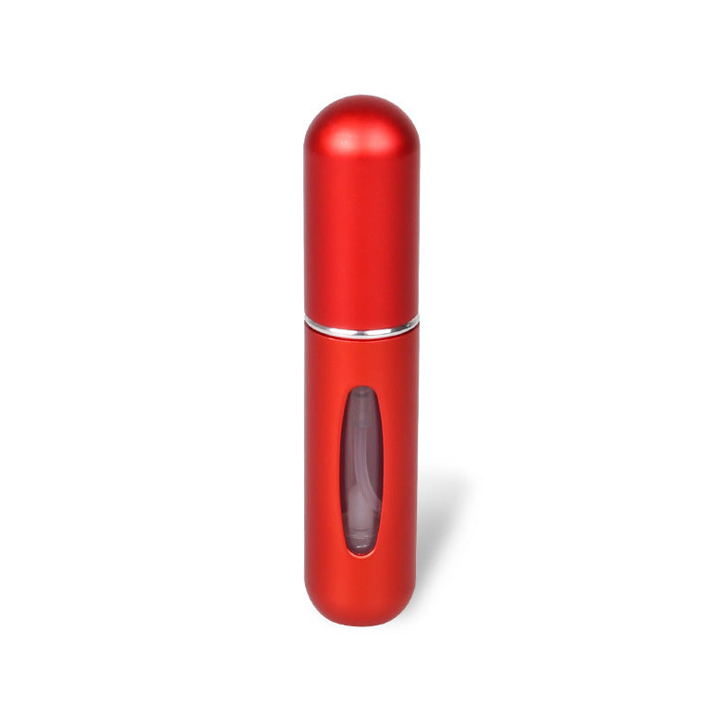 Mini refillable perfume spray bottle 5ml in red