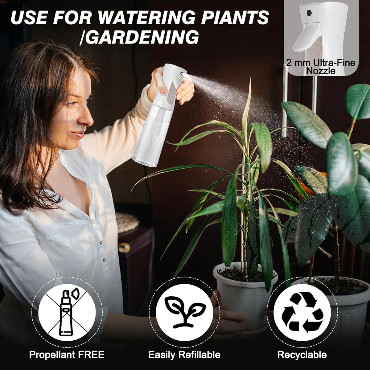 Empty spray bottle for home use