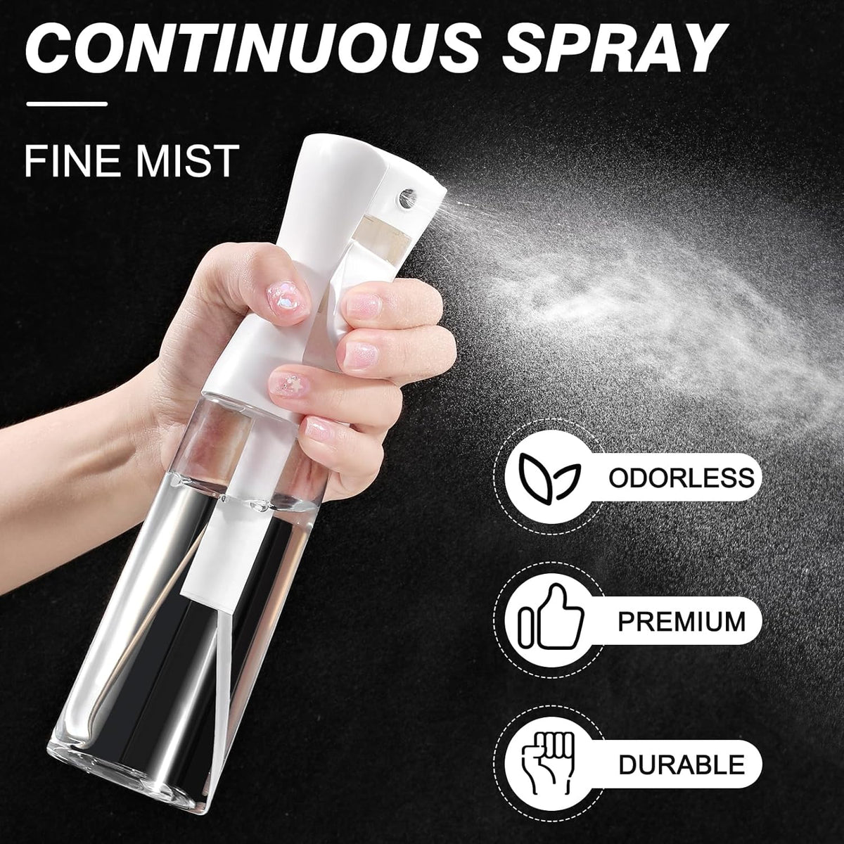 Mist spray bottle for salons