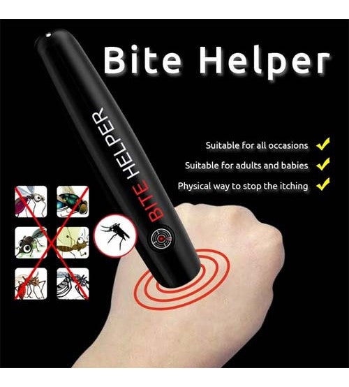 Bug bite itch relief device for mosquito, bee and ant bites