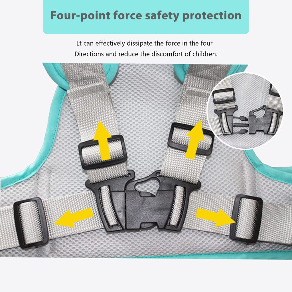 Adjustable motorcycle safety belt for children