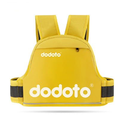 Motorcycle child safety belt in yellow