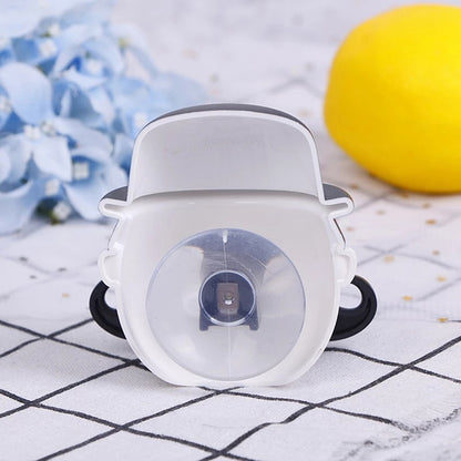 Plastic shaver holder for the bathroom wall