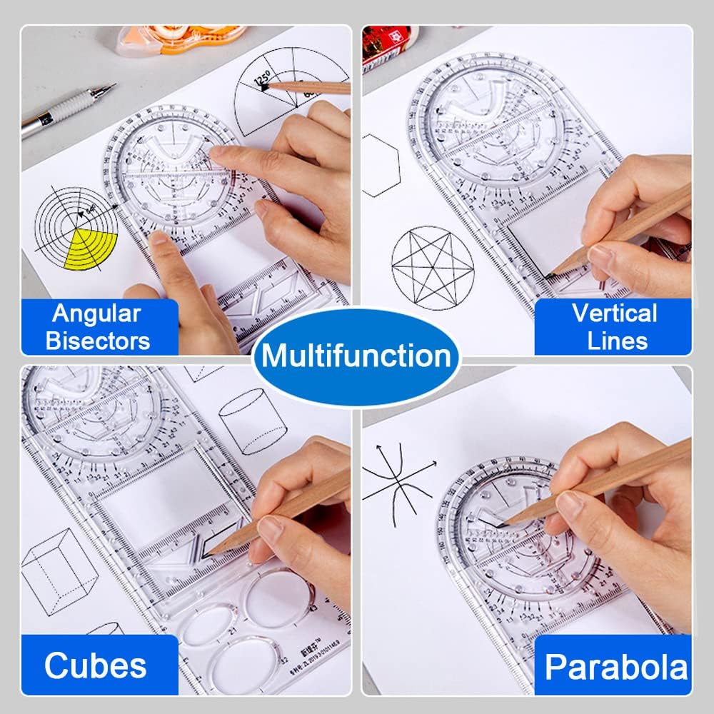 Geometric drawing template for students