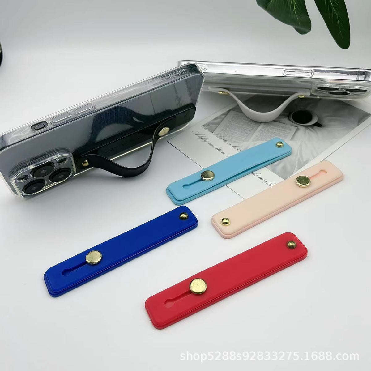 Phone grip straps in many colors