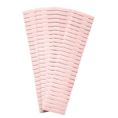 Plastic drawer dividers 4 pack in pink