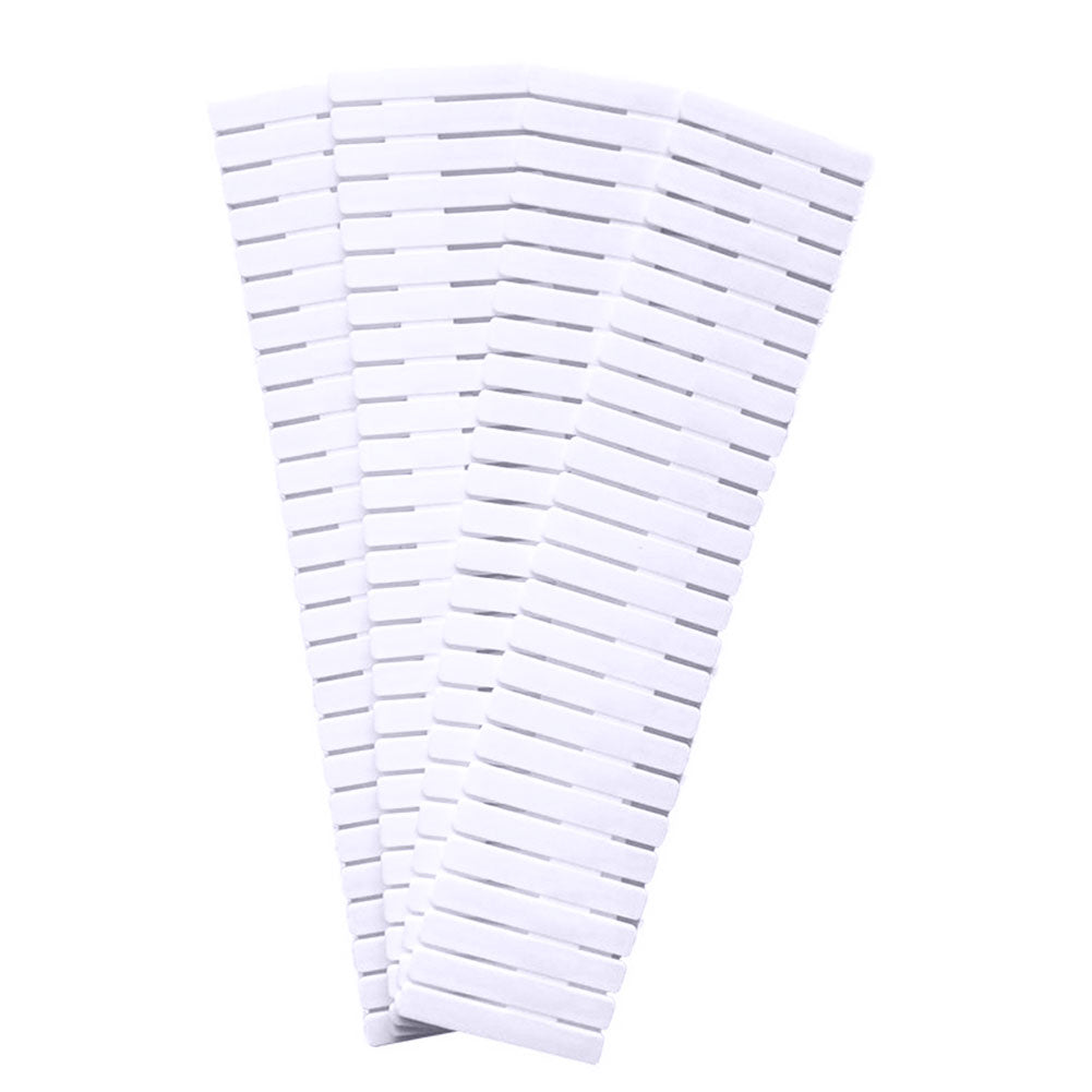 Plastic drawer dividers 4 pack in white