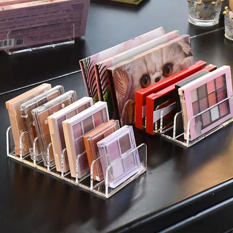 Plexi makeup palette organizer with 7 compartments