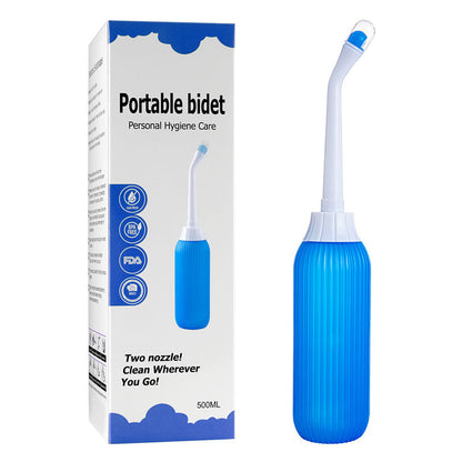 Portable bidet in blue