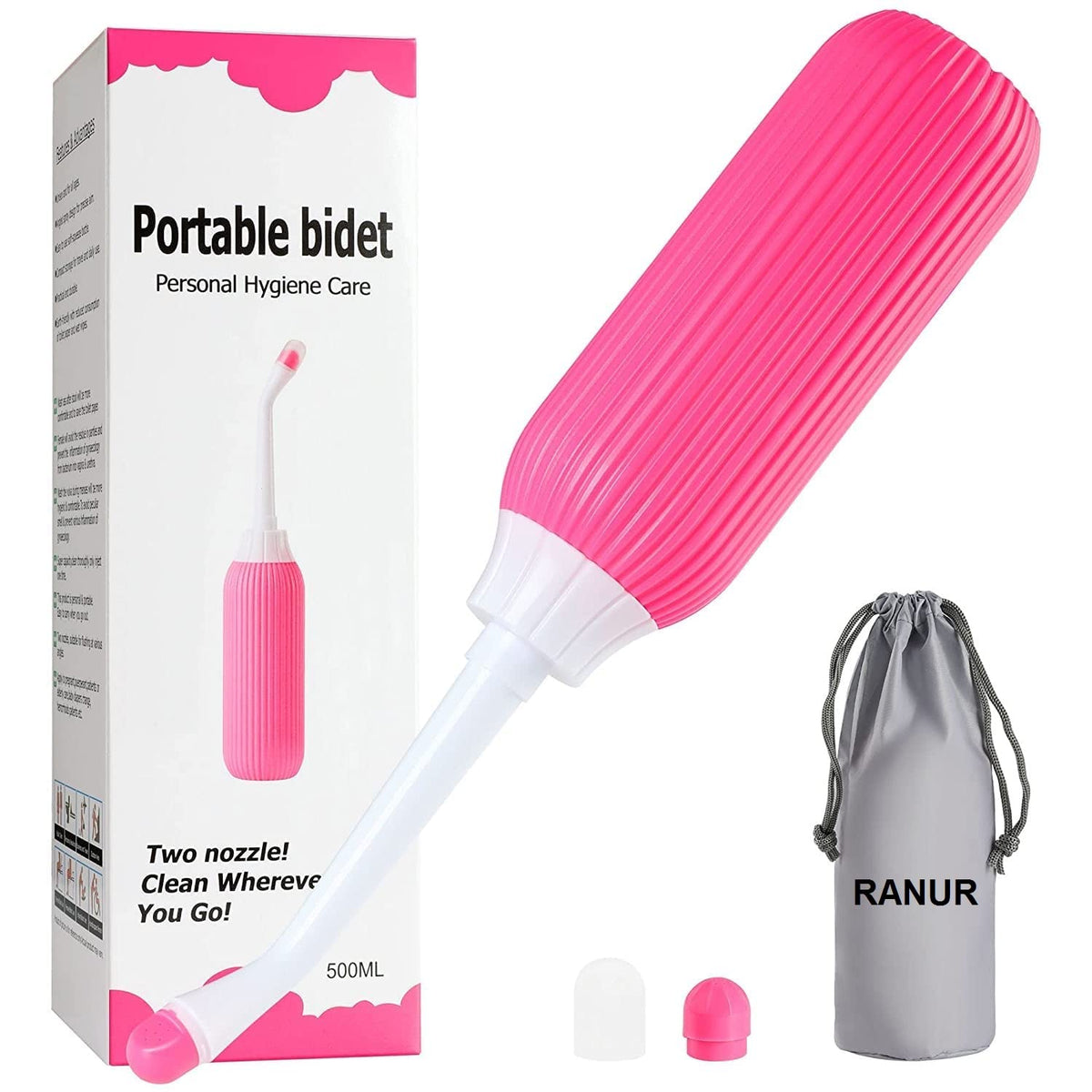 Portable bidet in pink