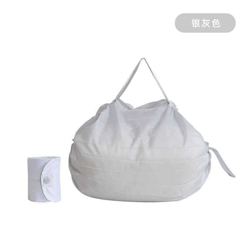 Portable large shopping bag in white