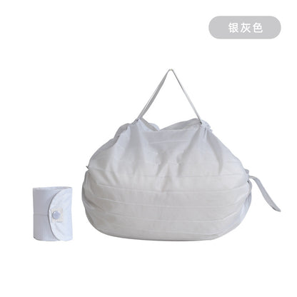 Portable large shopping bag in white