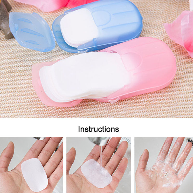 Biodegradable soap paper made with natural vegetable oil