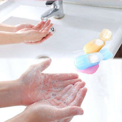 Soap paper sheets that dissolve in water