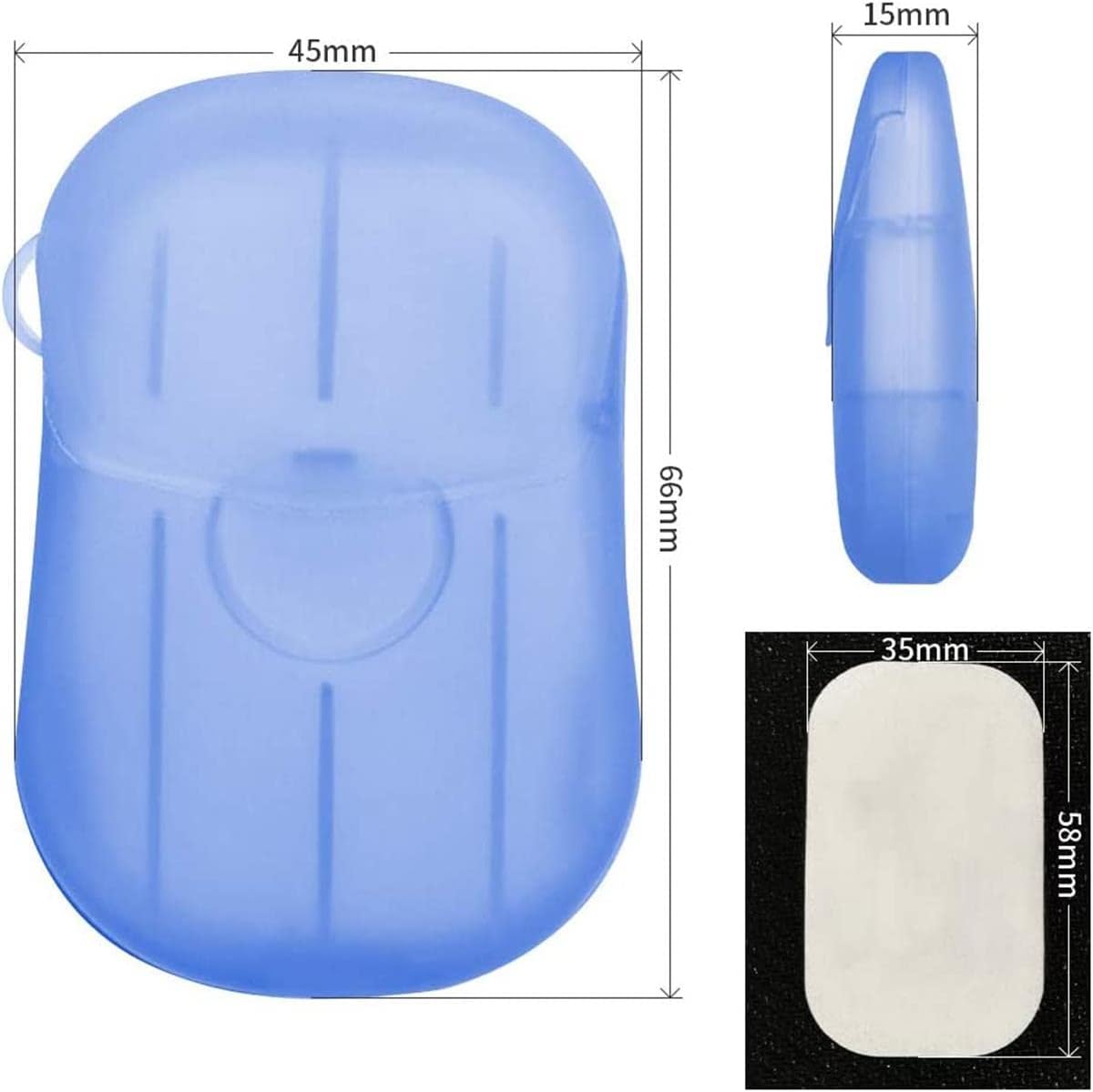 Outdoor hand soap sheets for camping and travel