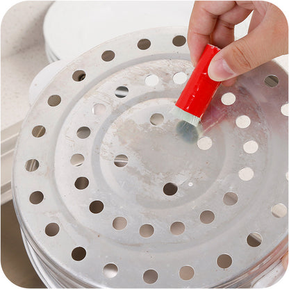 Pot scrubbing brush for burnt stains
