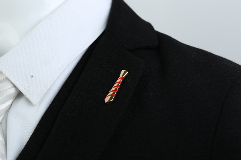 Professional suit pin, tie design
