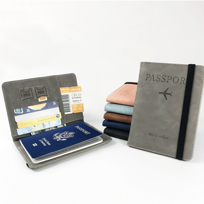RFID blocking passport holder that helps protect your data