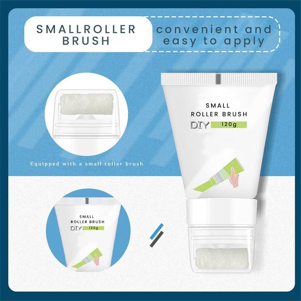 Roller brush wall paint kit