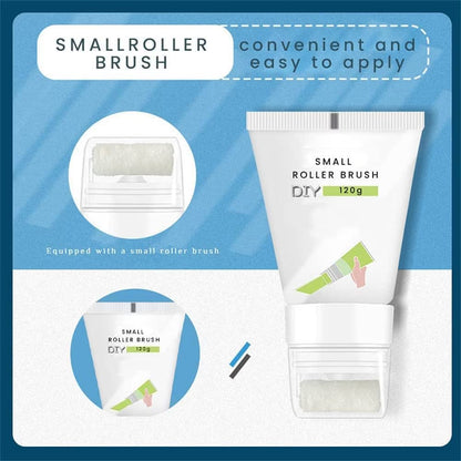Roller brush wall paint kit