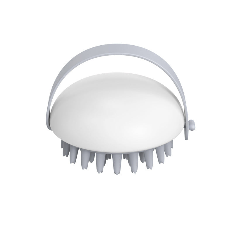 Scalp massager brush in white