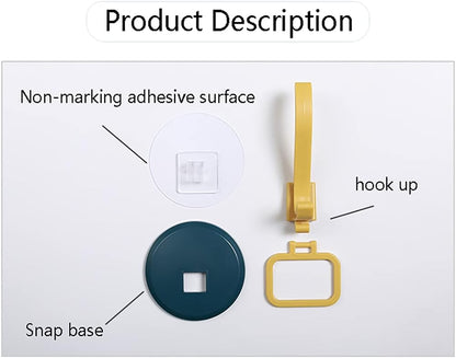 Wall hook for keys and bags