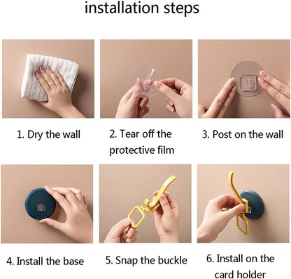Long-lasting adhesive wall hook