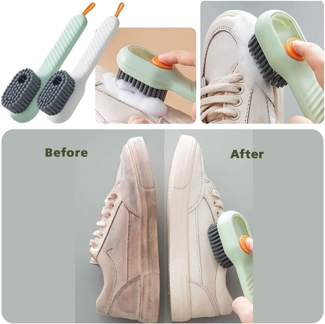 Shoe care brush for white shoes