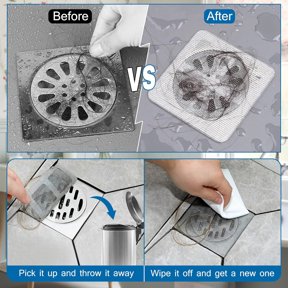 Disposable drain covers for daily use