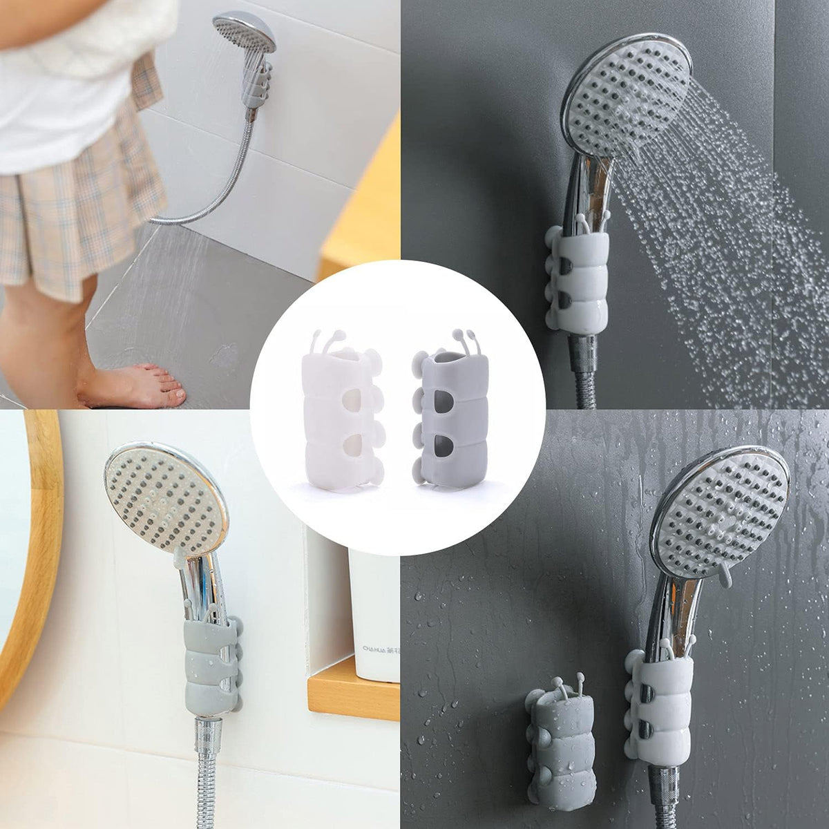 Repositionable shower head holder