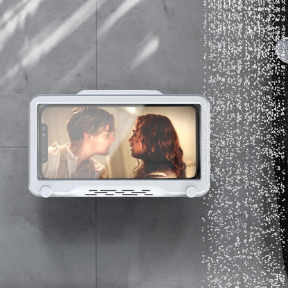 Waterproof shower phone holder box
