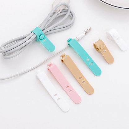 Silicone cable organizer set of 4