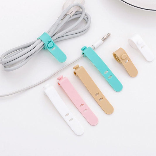 Silicone cable organizer set of 4