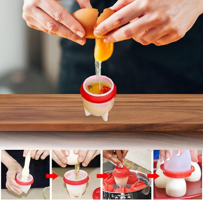 Egg boiler cups for breakfast