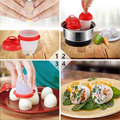 Silicone egg bite cups