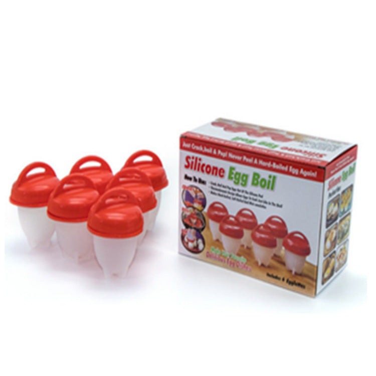 Egg boiler cups for cooking eggs without shells
