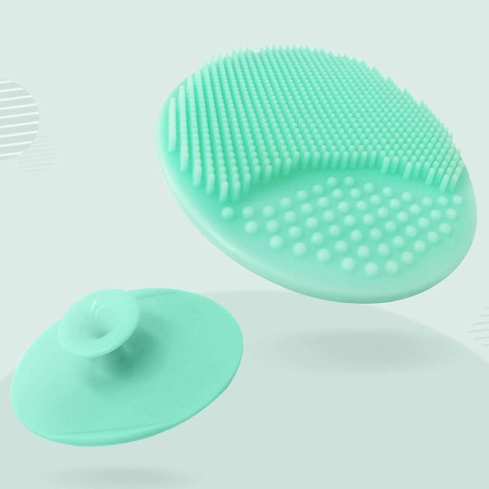 Soft silicone facial cleansing brush